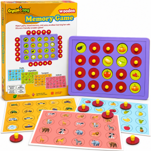 Wooden Memory Game – Fun Learning Toy for Kids