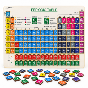 Wooden Periodic Table Puzzle – Learn Elements the Fun Way | Educational Toy for Kids (Age 8+)